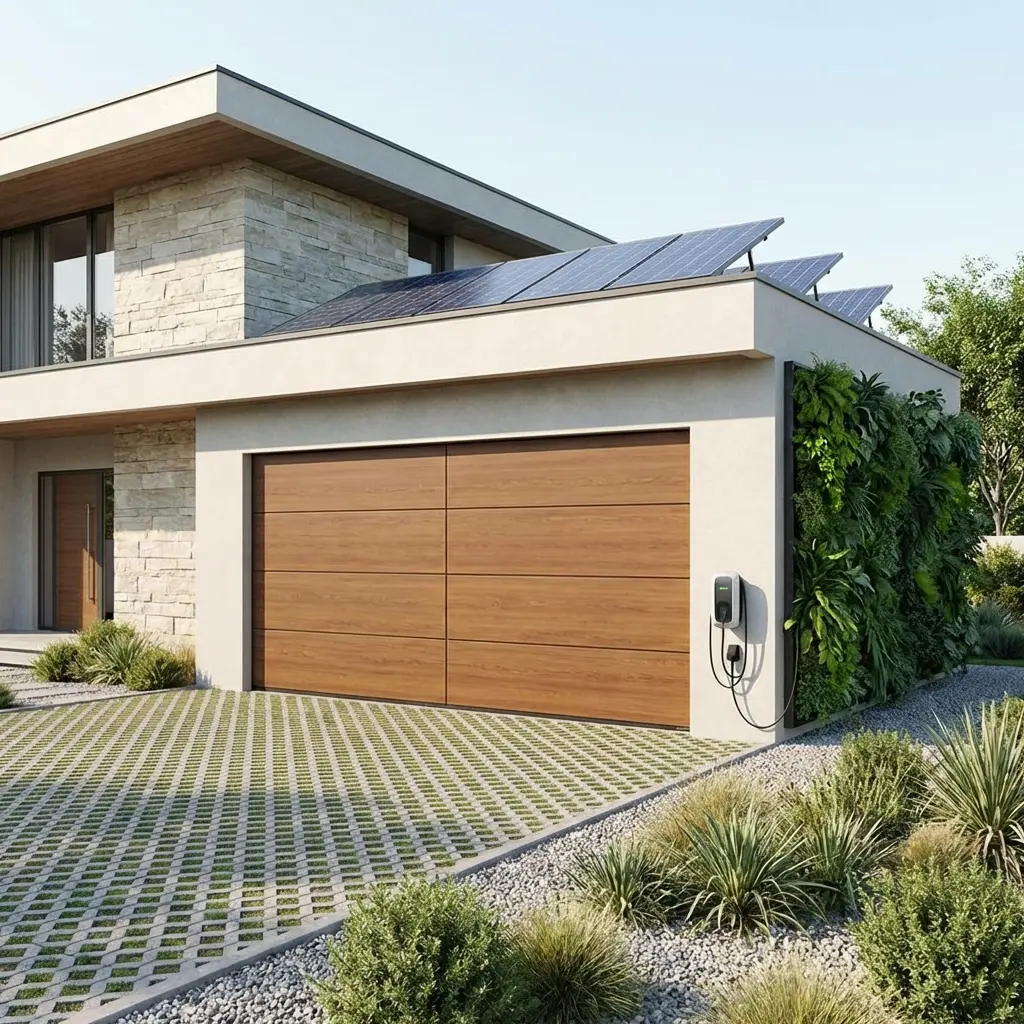 Premium garage extension by EcoBuild Plus garage extension contractors for suburban home